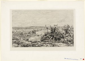 Die Weinlese (Erinnerung an den Morvan) von Charles Francois Daubigny