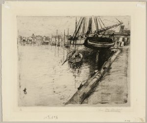 Dock, New Yorker Fluss