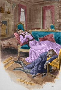 Erzherzog Rudolf, Kronprinz von Österreich (1858-1889), tötet sich selbst und seine Geliebte, Baronin Mary Vetsera, in seinem Jagdschloss in Mayerling
