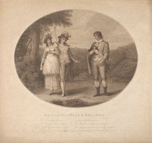 Rosalind, Celia und Orlando - "Wie es euch gefällt", Akt III, Szene II