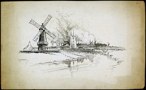 Wellington-Windmühle, Barking, London, 1892-1933 von Charles George Harper