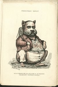 Illustration von Charles Gilbert-Martin (1839-1905) in Zeitgenössische Grimassen von Charles Gilbert Martin