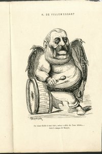 Illustration von Charles Gilbert-Martin (1839-1905) in „Zeitgenössische Grimassen“ von Charles Gilbert Martin
