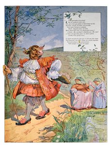 Der Frosch, der so groß wie der Ochse sein wollte, ca. 1900 von Charles Gillot