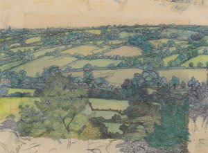Applehayes, ca. 1912 von Charles Ginner