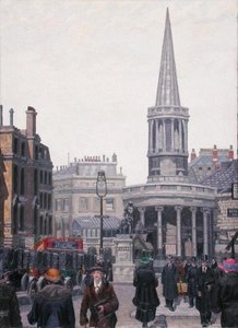 Die Kirche Aller Seelen, Langham Place, London von Charles Ginner