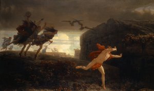 Pentheus verfolgt von den Mänaden