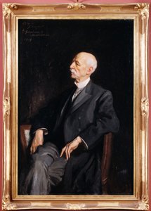 Manuel Patricio Rodriguez Garcia im Sessel von Charles Goldsborough Anderson