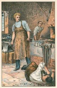 Szene aus Große Erwartungen von Charles Dickens, London ca. 1870