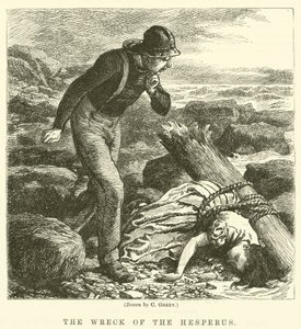Das Wrack der Hesperus von Charles Green