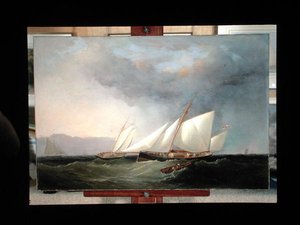 Yachten im Rennen
