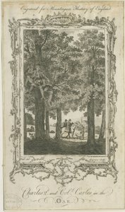 Boscobel - Die Königseiche (Gravur)