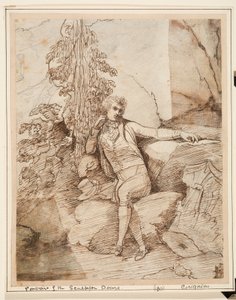 John Deare (1759–1798) Bildhauer, ca. 1754-1804 von Charles Grignion