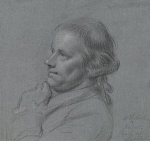 Porträtstudie von John Inigo Richards, R.A. von Charles Grignion