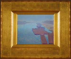 Fluss bei Nacht von Charles Guilloux