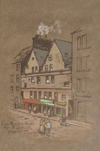 Lady Warkstairs Haus, High Street, Dundee von Charles Gustav Louis Phillips