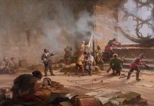 Die Belagerung von Dundee, September 1651