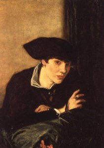 Die Dame mit dem schwarzen Hut, Porträt von Miss Rachel Castellan, 1915