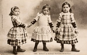 Kinder aus Guengat/Finistere/Bretagne/Frankreich von Augustus Kollner