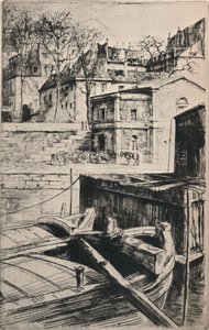 Quai des Célestins, 1915 von Charles Heyman