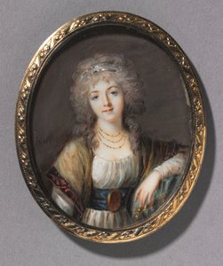 Porträt einer jungen Frau, ca. 1785 von Charles Hénard