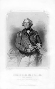 George Augustus Eliott, 1. Baron Heathfield, schottischer Soldat und Gouverneur von Gibraltar, 1870 von Charles Holl
