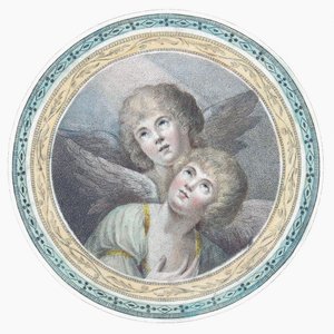 Zwei Cherubim. Zwei Engel.