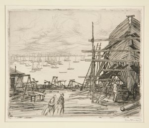 Chantiera in Cancale von Charles Huard