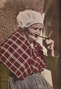 Eine alte Bretonin, ca. 1913