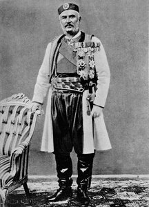 Nikolaus I., König von Montenegro, ca. 1913 von Charles J. S. Makin