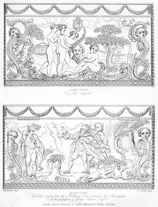 Geschnitzte Kassolette aus dem Holz von Shakespeares Maulbeerbaum, 18. Jahrhundert, 1840 von Charles J. Smith