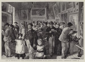 Kunst in Whitechapel, Leih-Ausstellung von Bildern in St. Jude