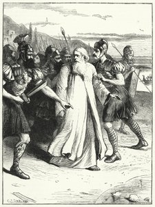 Johannes Chrysostomus in die Verbannung geführt von after Charles J. Staniland