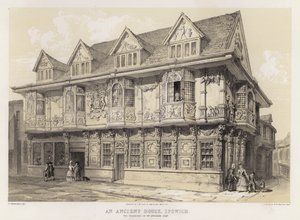 Ein altes Haus, Ipswich, die Residenz von William Sparrow