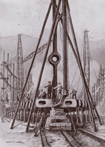 Herstellung des Doppelbodens eines Schiffes