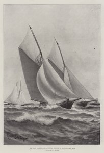 Die erste Segelsaison des Jahrhunderts, ein Kopf-an-Kopf-Rennen von Charles John de Lacy