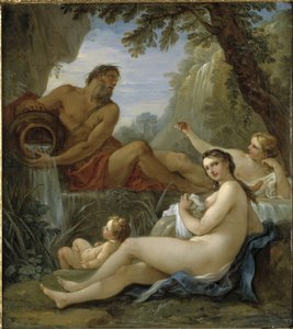 Flussgott und Frühlingsnymphe