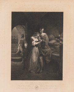 Sir Walter Raleigh verabschiedet sich von seiner Frau