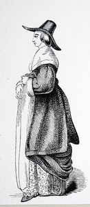 Bürgerfrau aus London in puritanischer Zeit
