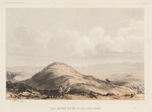 Ebene zwischen Kah Wee Ya und Kings Rivers, Lithographie von A. Hoen & Co., 1855