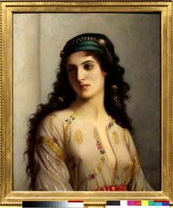 Jude aus Tanger in Marokko. Gemälde von Charles Landelle (1812-1908)