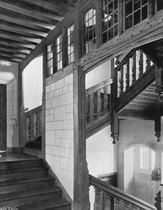 Eine obere Treppe