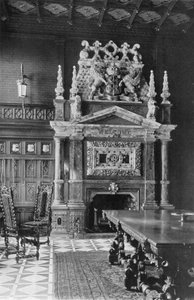 Kamin im Empfangsraum von Charles Latham