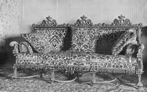 Großes Sofa aus der Zeit von William und Mary