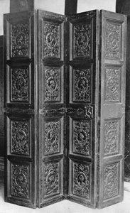 Abschirmung in Speke Hall, Lancs
