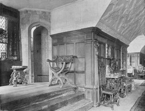 Die Galerie-Bucht und Wendeltreppe von Charles Latham