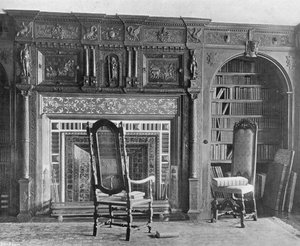 Das Nordende der Bibliothek