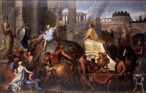 Alexander betritt Babylon Der Triumph Alexanders des Großen von Charles Le Brun