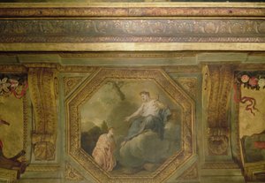 Decke des Hôtel La Rivière (Detail) von Charles Le Brun