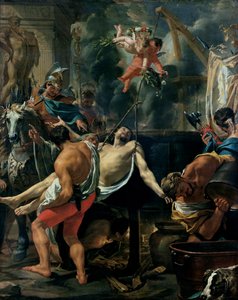 Das Martyrium des heiligen Johannes des Evangelisten von Charles Le Brun